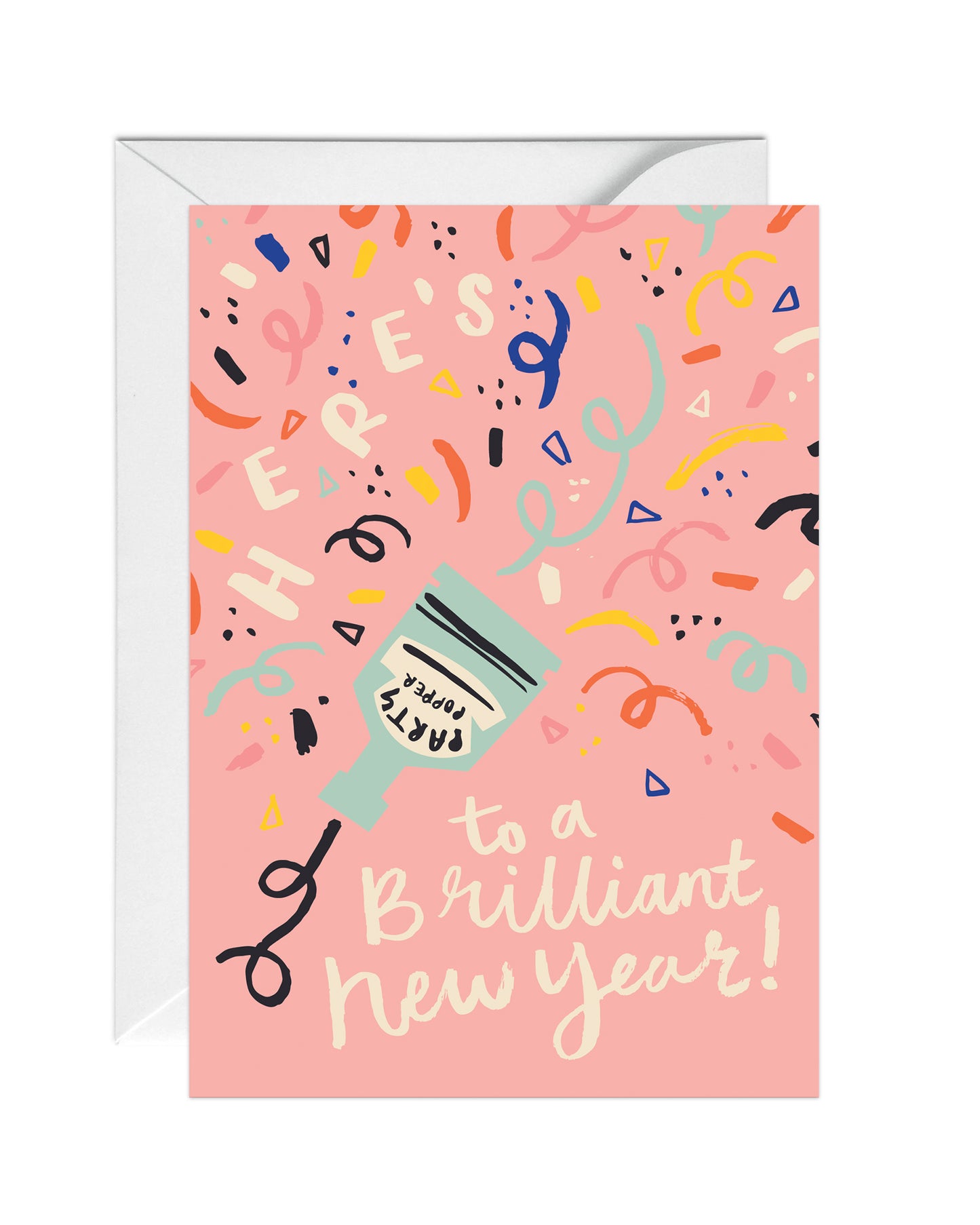 Here's to a Brilliant New Year! Greeting Card