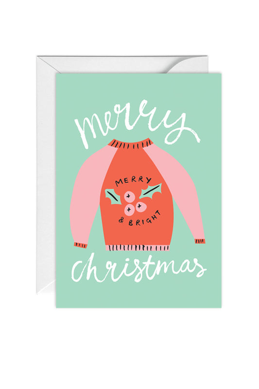 Christmas Jumper, Kitsch, Greeting Card